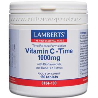 VIT.C 1000mg. TIME de lib. sostenida 180 comp.